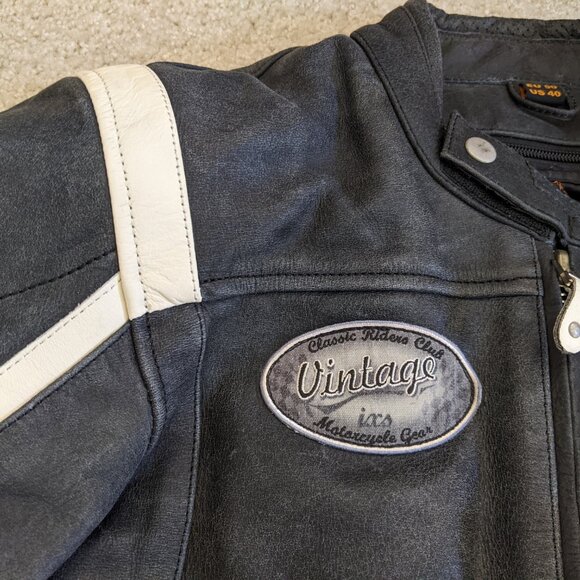 IXS Shawn Motorcycle Jacket "Spirit of 79" Gray Black & Ivory- Men's US 40/EU 50 - Picture 4 of 8